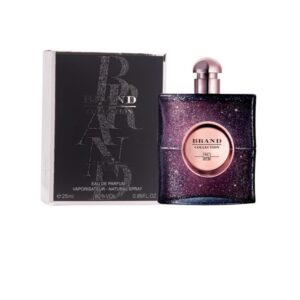 BRAND COLLECTION 075- INSPIRAÇÃO BLACK OPIUM NUIT YSL 25ML